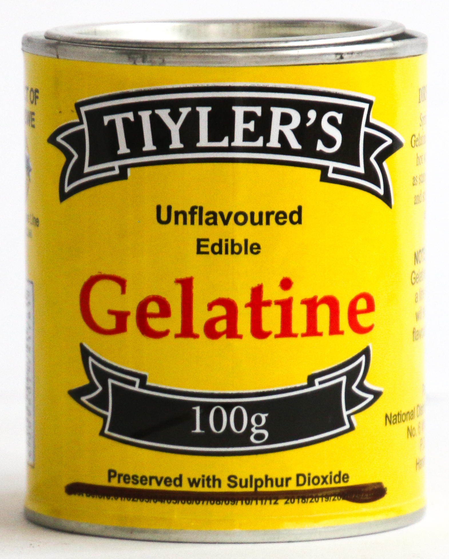 TIYLERS Edible Gelatine 100g x 12